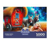 Carriage 1000 Piece Jigsaw Puzzle For Adults Challenging Game Stress Relief Puzzle Exercise The Memory of The Brain for Men, Women, Elders, Seniors 70x50cm/1000pcs