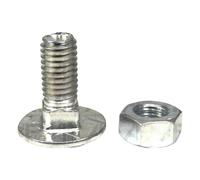 Carriage Bolt & Nut M8 x 20mm Replacement for Case IH David Brown Ford New Holland Tractor