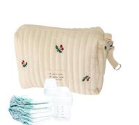 Carriage Caddy Lightweight Case, Multi Compartment Sleeve, Portable Gear Wrap Handlebar Hanging Accessory Walking Nursery Hardware Wipe Dispenser Modern Motherboard Gift Quick Access Design