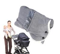 Carriage Handmuffs Stroller Accessories, Warm Soft Cozy Stroller Mittens Pushchair Gloves, Hand Muff Hand Warmers for Christmas Family Festivals