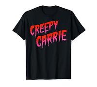 Carrie Creepy Carrie Text T-Shirt