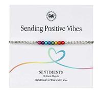 Carrie Elspeth Sending Positive Vibes Sentiment Bracelet