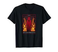 Carrie Halloween 1976 Bates High Prom Queen Fire & Blood T-Shirt