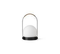 Carrie Portable Lamp Black Steel/Leather