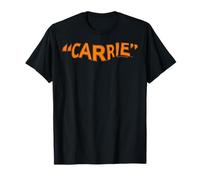 Carrie Retro Wavy Quoted Title Logo T-Shirt