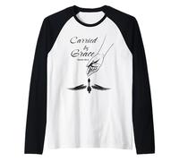 Carried by Grace Isaiah 46:4 Raglan Baseball Tee