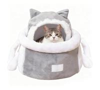 Carrier Bag for Puppies, Open Design and Warming Sling Bag, Open Design with Hand Warmer for the Dog Carrier in Backpack Shape - For Travel, Cold Weather, Walking and Shopping