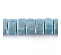 Carrier Bead Blue Lustre Czech Glass Qty 15