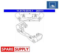 CARRIER, BRAKE CALIPER FOR MERCEDES-BENZ B901 B903 B904 B909 ATE 11.8170-0510.1