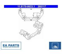 Carrier, brake caliper for OPEL SAAB VAUXHALL ATE 11.8170-0633.1