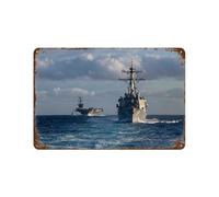 Carrier Strike Group Tin Signs Metal Wall Arts Tin Signs Decor Man Cave 7.9"x11.8"