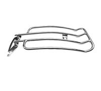 Carrier Support Shelf Rack Holder For Electra For Glide For Standard For FLHTC 1998-2006 Chrome And Gloss Black Solo Seat Luggage Rack Motorcycle Luggage(Chrome)