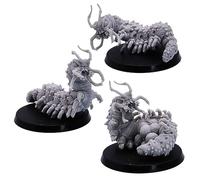 Carrion Bug Miniatures - 3 Insectoid Monsters for Tabletop RPGs & Wargames | 28mm Scale Dungeon Creatures | Compatible with DnD, Pathfinder | Epic Miniatures Licensed | Resin Unpainted Figures