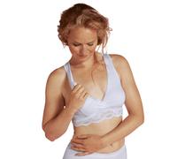 Carriwell Crossover Sleeping Nursing Bra - White - S - 10