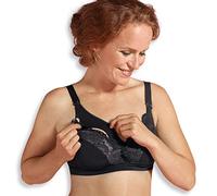 Carriwell Lace Drop Cup Nursing Bra (Size 6, Black)