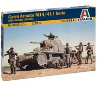 Carro Armato M14/41 W/Inf (US IMPORT) ACC NEW