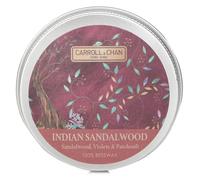Carroll & Chan 100% Beeswax Mini Tin Candle Indian Sandalwood sandalwood, Violets & Patchouli