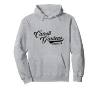 Carroll Gardens NYC Script Suitable for Men Women. Pullover Hoodie