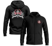 Carroll Shelby 1962 Classic American Men's Zip Hoodie, black, XL