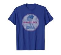 Carroll Shelby Full Color Cobra T-Shirt, Men, Royal Blue, Large