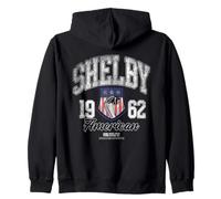 Carroll Shelby Snake American Shield Zip Hoodie