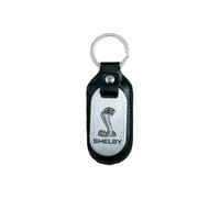 Carroll Shelby Stainless Steel Keychain, Officially Licensed Shelby Product, Made in USA, Black
