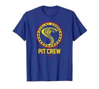 Carroll Shelby Vintage Pit Crew Badge T-Shirt, Men, Royal Blue, 3X-Large