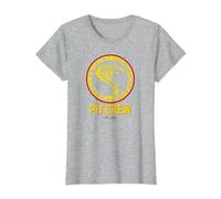 Carroll Shelby Vintage Pit Crew Badge T-Shirt, Women, Heather Grey, 3X-Large