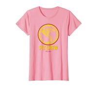 Carroll Shelby Vintage Pit Crew Badge T-Shirt, Women, Pink, Medium