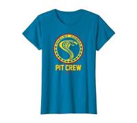 Carroll Shelby Vintage Pit Crew Badge T-Shirt, Women, Sapphire Blue, Large