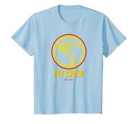 Carroll Shelby Vintage Pit Crew Badge T-Shirt, Youth, Baby Blue, 2T