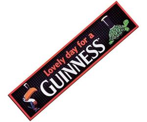 Carrolls Irish Gifts Guinness Pvc Bar Mat