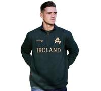 Lansdowne Bottle Green Quarter Zip Embroidered Ireland Sweatshirt (M)