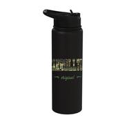 Carrollton Design College Texas Camouflage Stainless Steel Insulated Water Bottle