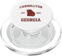 Carrollton Georgia Est. 1829 Vintage Map PopSockets PopGrip for MagSafe