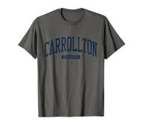 Carrollton Kentucky KY College University Style Blue T-Shirt