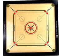 Carrom Board Set Premium Including Carrom Men Striker Powder Board Game with Family & Friends, Championship Tournament Board (32 x 32 Inch)