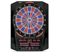 Carromco TOPAZ-901 Electronic Dartboard, Black, 2-Hole Spacing, Electronic Dartboard, Dart Board for up to 8 Players, 40 Games and 761 Variants