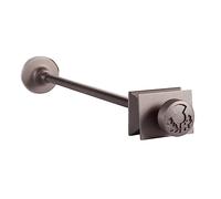 Carron Luxury Thistle Radiator Wall Stay 300mm (Pewter)