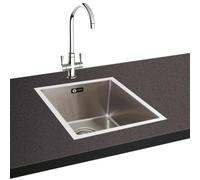 Carron Phoenix Deca 100 1.0 Bowl Polished Stainless Steel Undermount/inset Sink With Revolution Waste