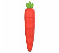 Carrot 2-in-1 Vibrator for Women - Sucking & Thrusting Dildo with 9 Vibration & Suction Modes, Hands-Free G Spot Vibrator, Clitoris Stimulator & Anal Prostate Massager, Waterproof Couples Sex Toy
