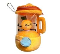 Carrot Blender Plush Toy, Cute Carrots Juicer Plush With Hidden Zipper Storage & Keychain Clip, Creative Desk And Gift, For Kids Girl Playhouse Parentend Accessories Play Toys(orange)