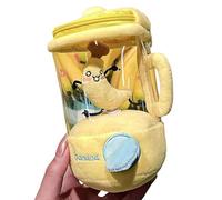 Carrot Blender Plush Toy, Cute Carrots Juicer Plush With Hidden Zipper Storage & Keychain Clip, Creative Desk And Gift, For Kids Girl Playhouse Parentend Accessories Play Toys(banana)