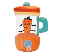Carrot Blender Plush Toy, Cute Carrots Juicer Plush With Hidden Zipper Storage & Keychain Clip, Creative Desk And Gift, For Kids Girl Playhouse Parentend Accessories Play Toys(carrot)