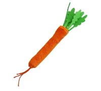 Carrot Cat Toy - Interactive Chew Stick for Cats | Bite-Resistant Calming Toys with Bell Sound for Puppies Kittens Birds or Small Animals Indoor Play Entertainment and Exercise