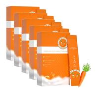 Carrot Compound Acid Foam Mask, Carrot Pore Purifying Bubble Mask, Clean And Absorb Blackheads And Dirt, Carrot Extract Face Mask, Pore Shrink Deep Cleansing Mask, Carrot Extract (60pcs)