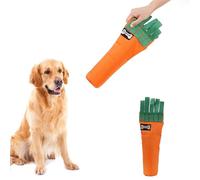 Carrot Dog Toys Puppy Teething Toys - Dog Rope Toys Teething Toys for Puppies Cat Chew Toys Safe Braided Rabbit Toys Arrot Snuffle Vegetables Interesting Carpet Dogs Innovative Dog Plush Toy for Cats