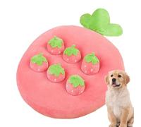 Carrot Garden Dog Toy,Enrichment Dog Snuffle Puzzle Toys - Strawberry Picking Doll Interactive Cat Toys Carrot Farm Pineapple Doll, Carrot Pulling Toy For Large Dog