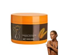 Carrot Intensive Tanning Gel, 150g Sunbed Cream Accelerator, Sunbed Tanning Accelerator Lotion with Coconut Oil and Vitamin A & E, Hydrating Tan Accelerator for Sunbed, Sunscreen without SPF (1PC)