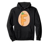 Carrot Letter F Alphabet Art Cute Initial Decor Pullover Hoodie